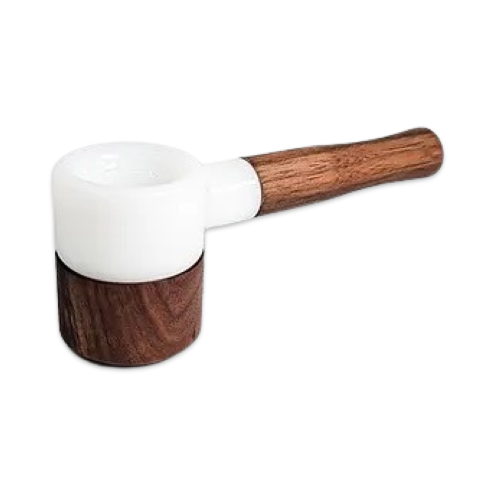 Honey Labs Afterswarm™ Spoon - Black Walnut w/ White Glass