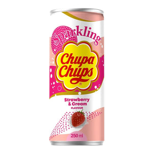 Chupa Chups Sparkling Strawberry Cream 250mL (KOREA)