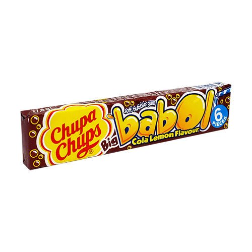 Chupa Chups Big Babol Cola Lemon Gum 27.6g (NETHERLANDS)