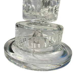 Beta Glass Labs Petra XL High Times Custom Sandblasted #2 18mm Custom 1 of 1