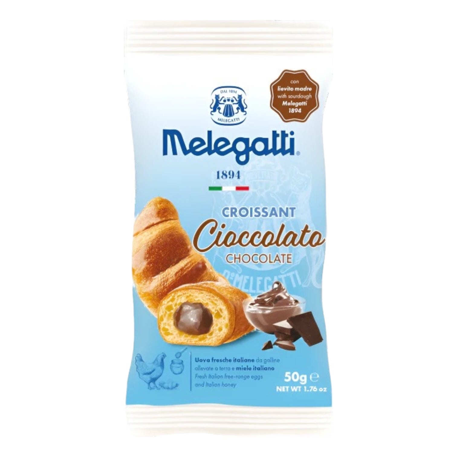 Melegatti Chocolate Croissant 300g (ITALY)