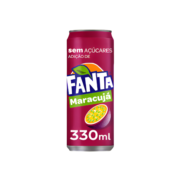 Fanta - Maracuja Zero Acuares Adicionados 330ml (Portugal)