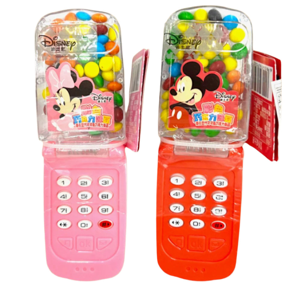 BinQi Disney Chocolate Beans Toy Phone w/ Sound Effects 15g (CHINA)
