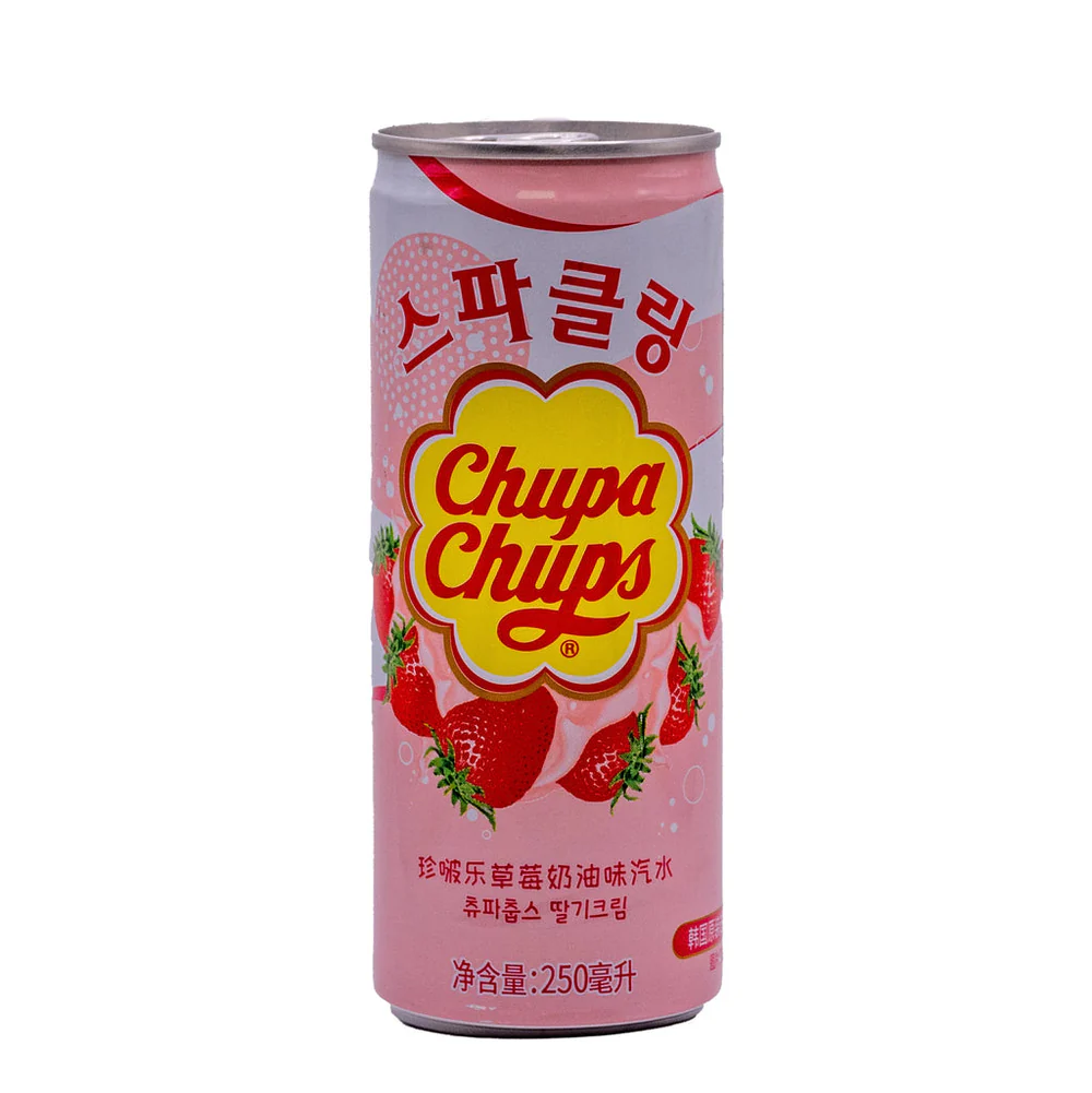 Chupa Chups Strawberry Creme 250mL (KOREA)