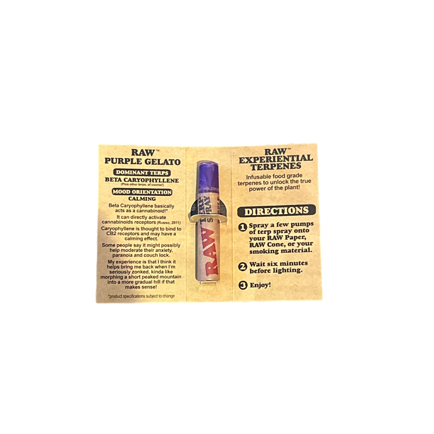 RAW® - Terp Spray 5ml (Single Spray)