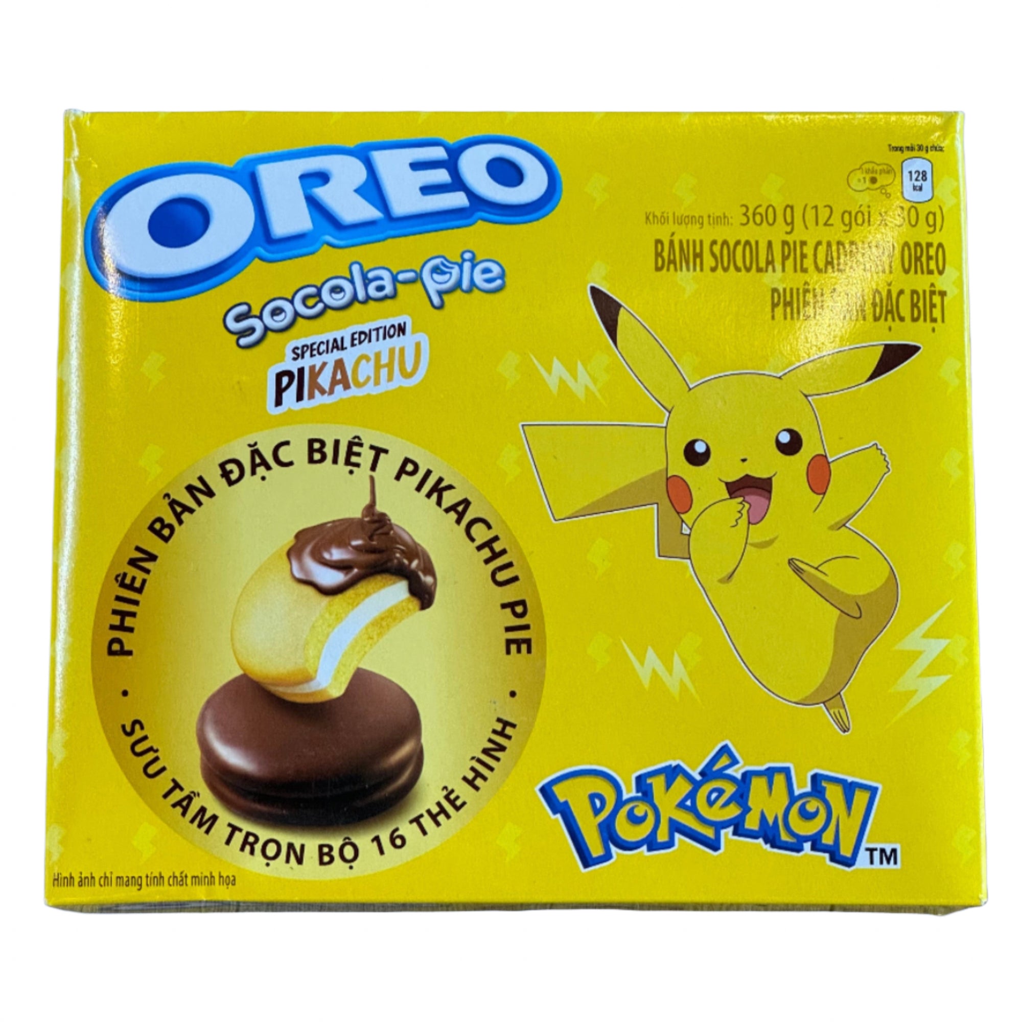 Oreo Socola Pie Original Pikachu Edition (Photocards inside) 360g (Vietnam)