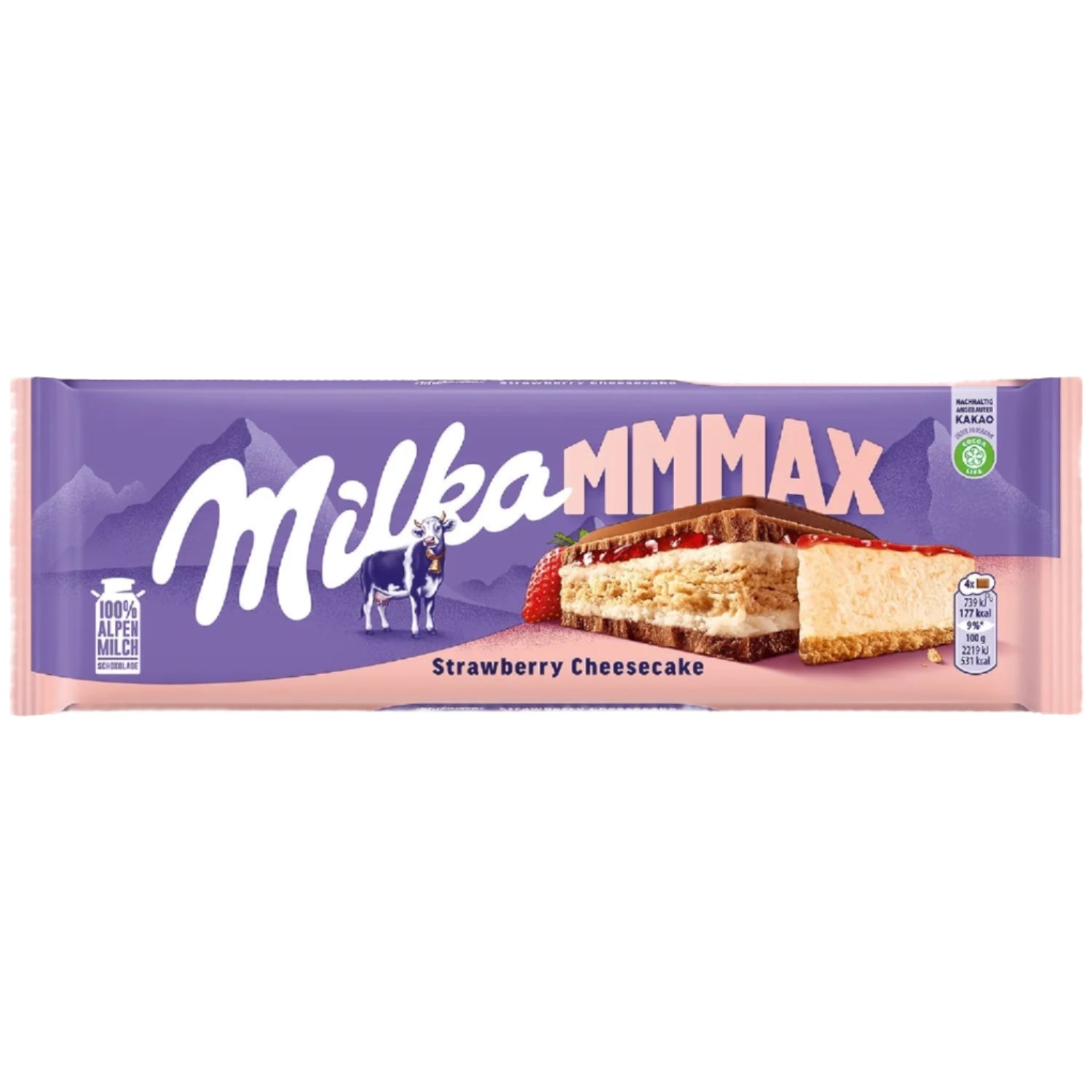 Milka Strawberry Cheesecake 300g