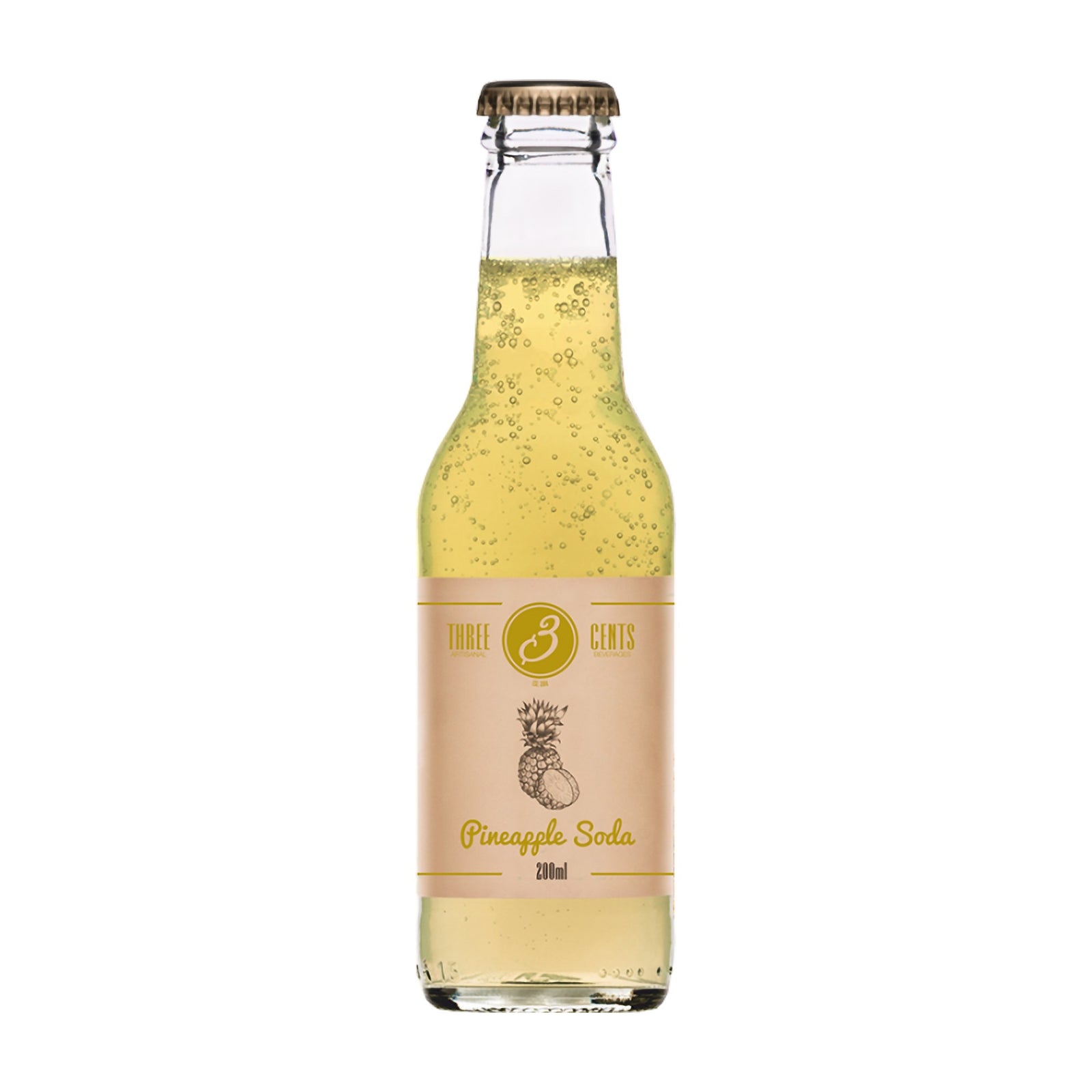 Three Cents Pineapple Soda 200mL (GREECE)