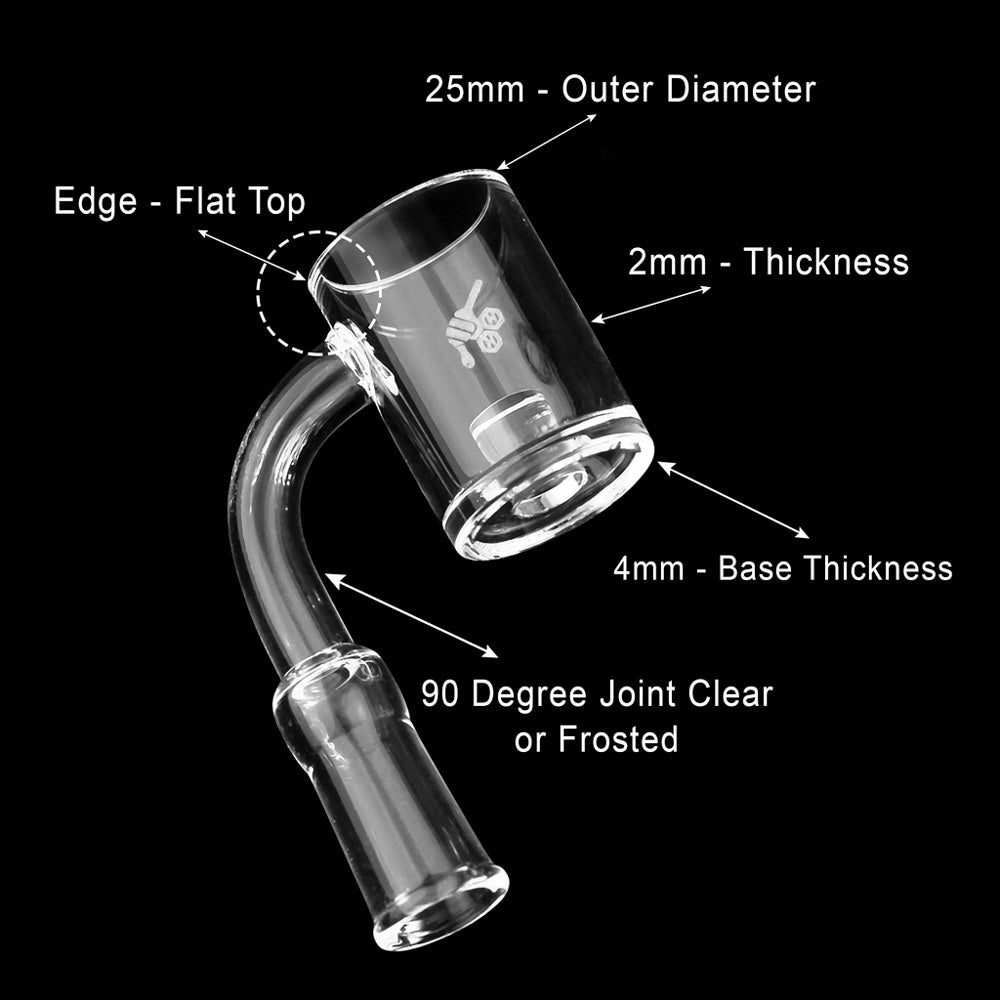 CORE REACTOR QUARTZ BANGER - 90° DEGREE | YL (ONLINE ONLY)