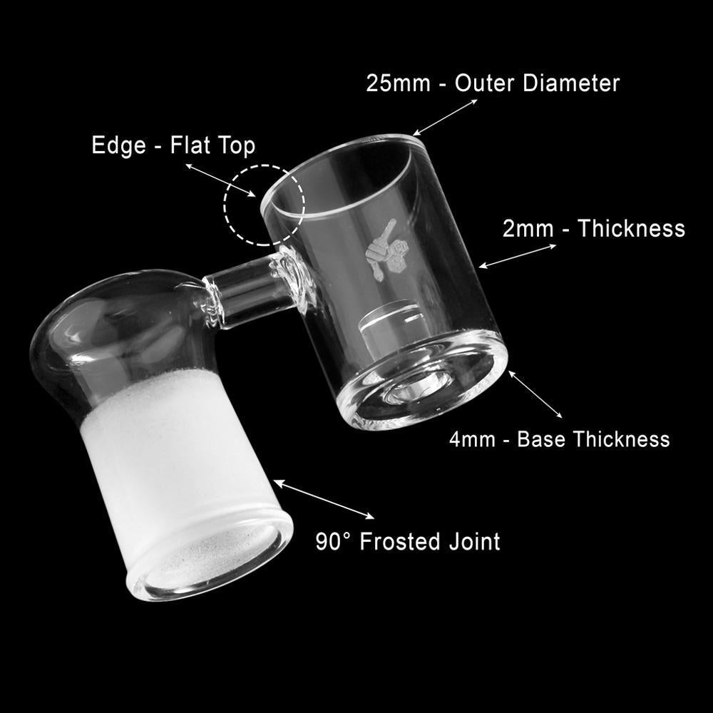 CORE REACTOR SIDECAR QUARTZ BANGER - 90° DEGREE | YL (ONLINE ONLY)