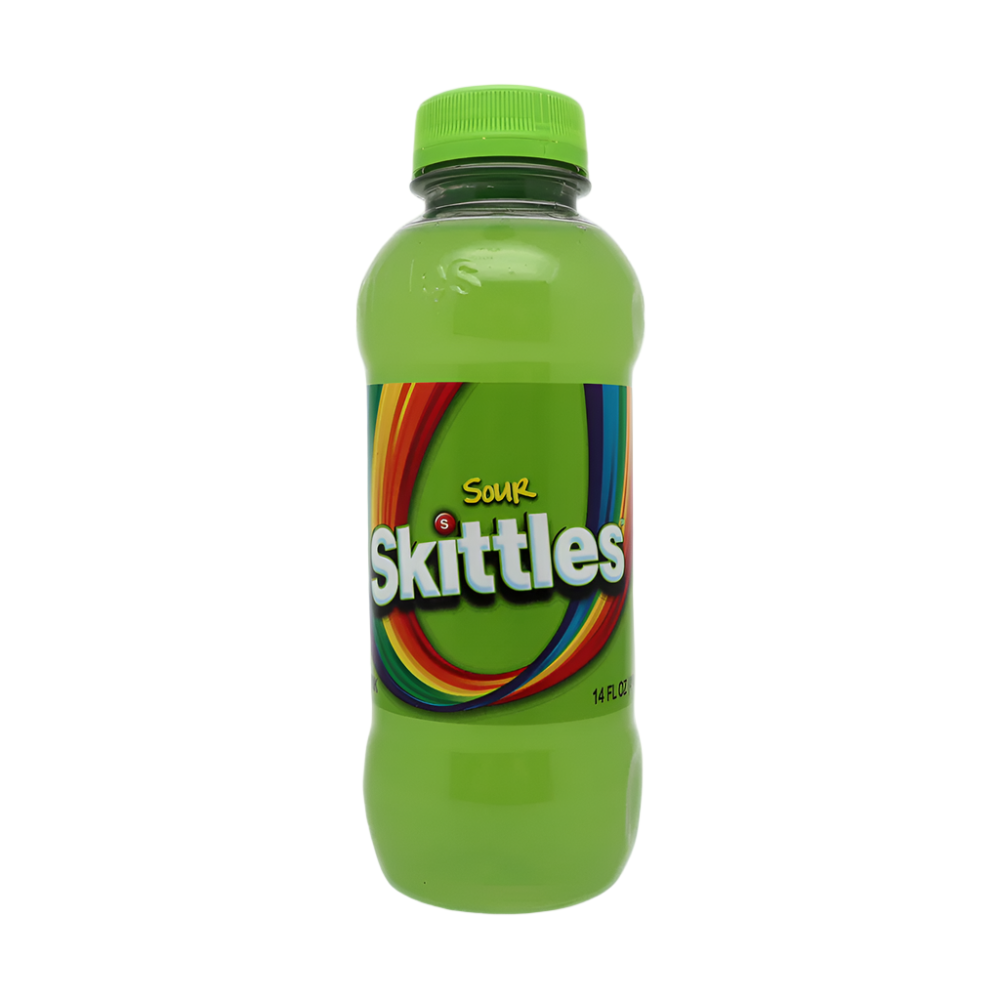 Skittles Psycho Sour Soda 14 fl oz (Rare American)