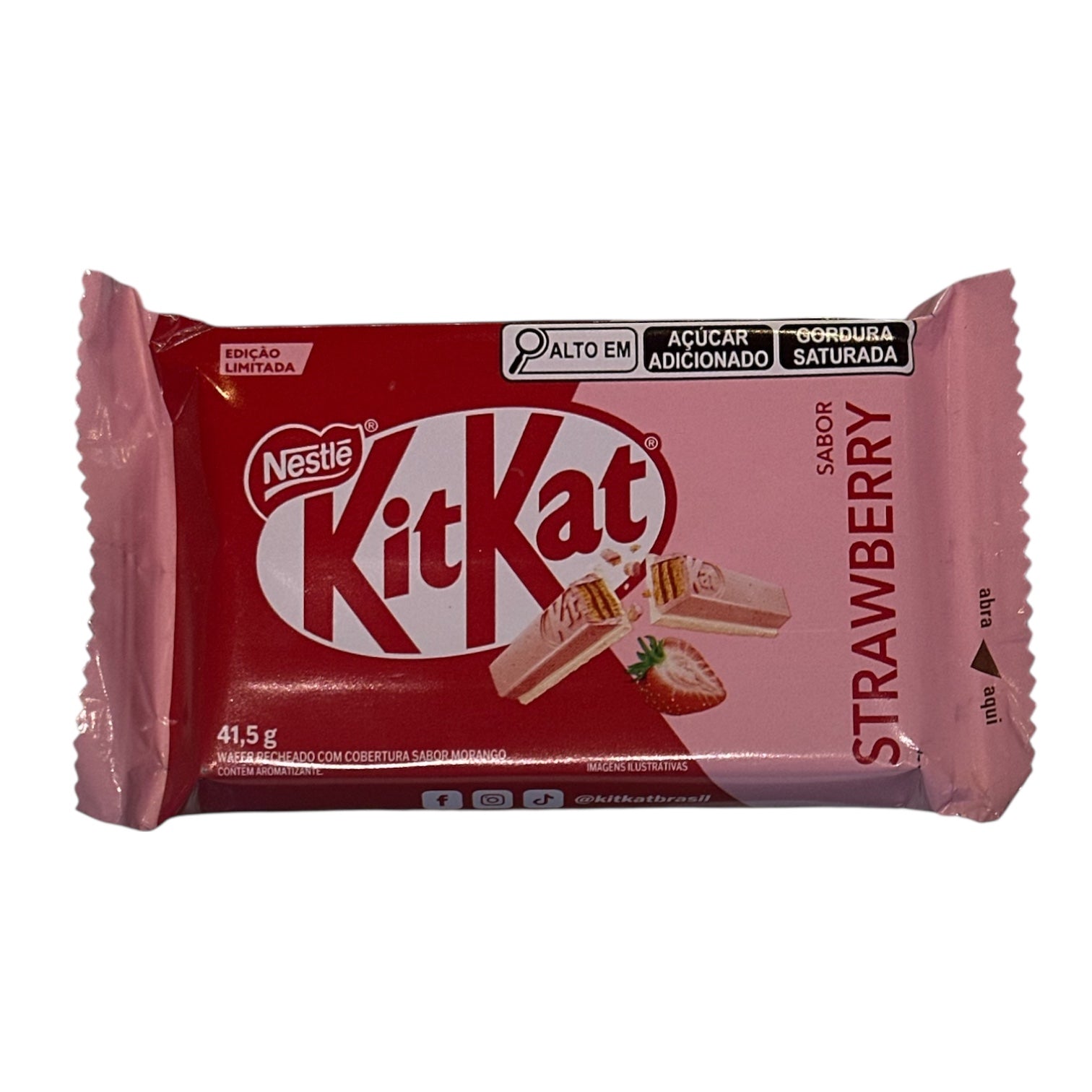 KitKat Sabor Strawberry 41.5g (BRAZIL)