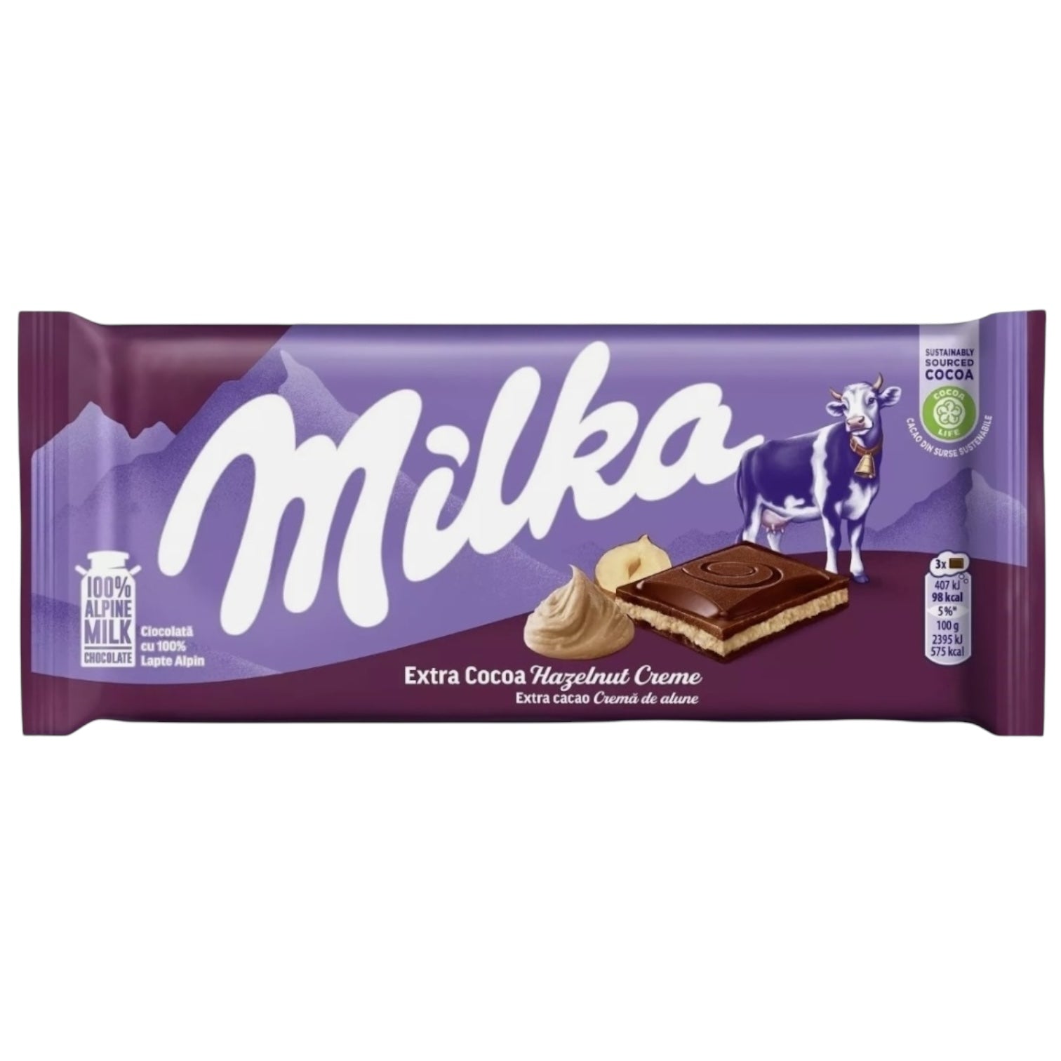Milka Extra Cocoa Hazelnut Creme 85g