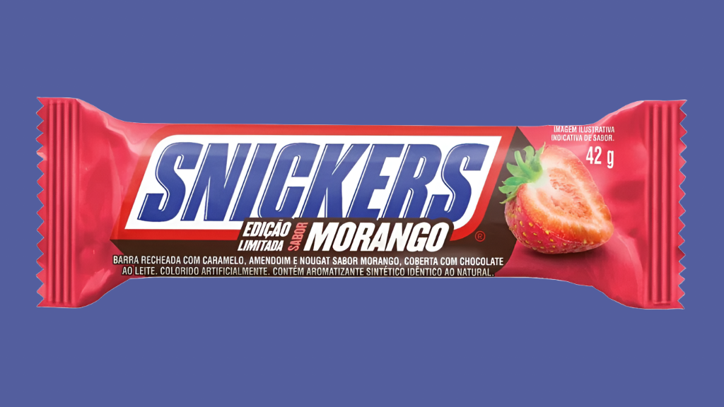Snickers Sabor Morango 42g (Brazil)