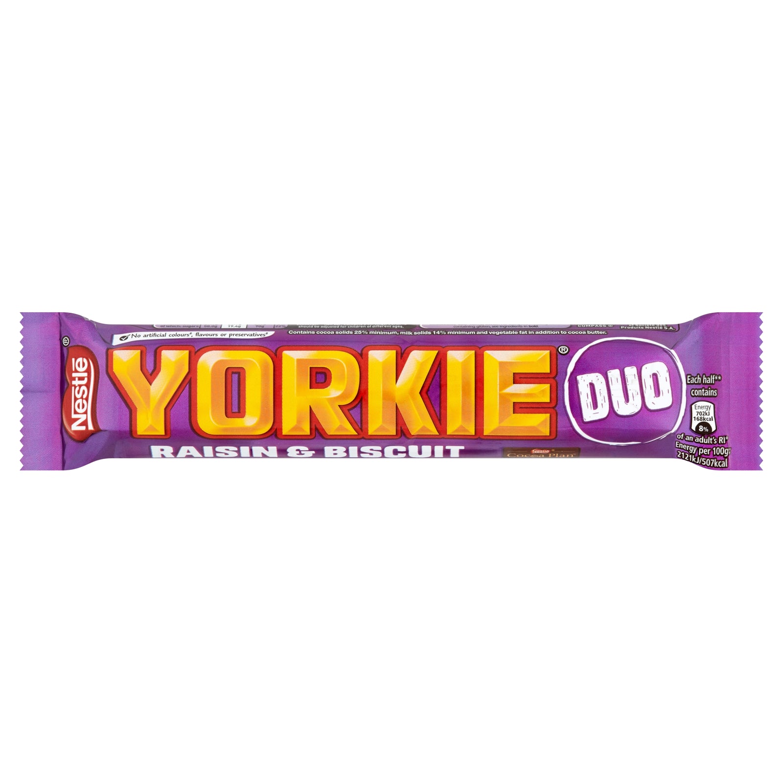 Yorkie Duo Raisin & Biscuit 66g (UK)