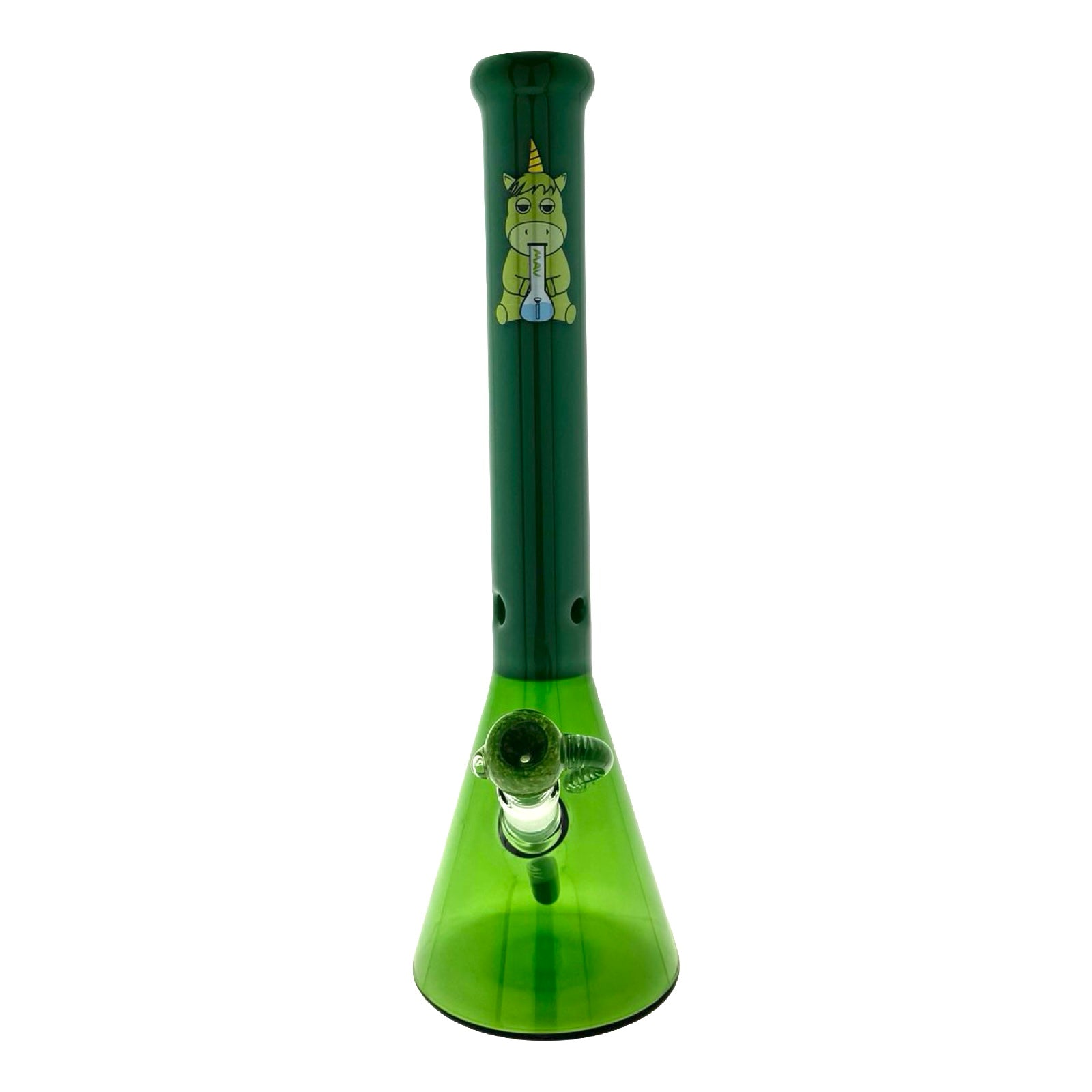 Forest Bubba The Unicorn 18" Full Color Beaker BongMANDALA yellow 13" Beaker Base Bong (ONLINE ONLY)