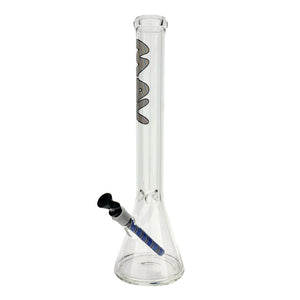 18" 5mm Classic Beaker Bong wigwag stem match lucy (ONLINE ONLY)