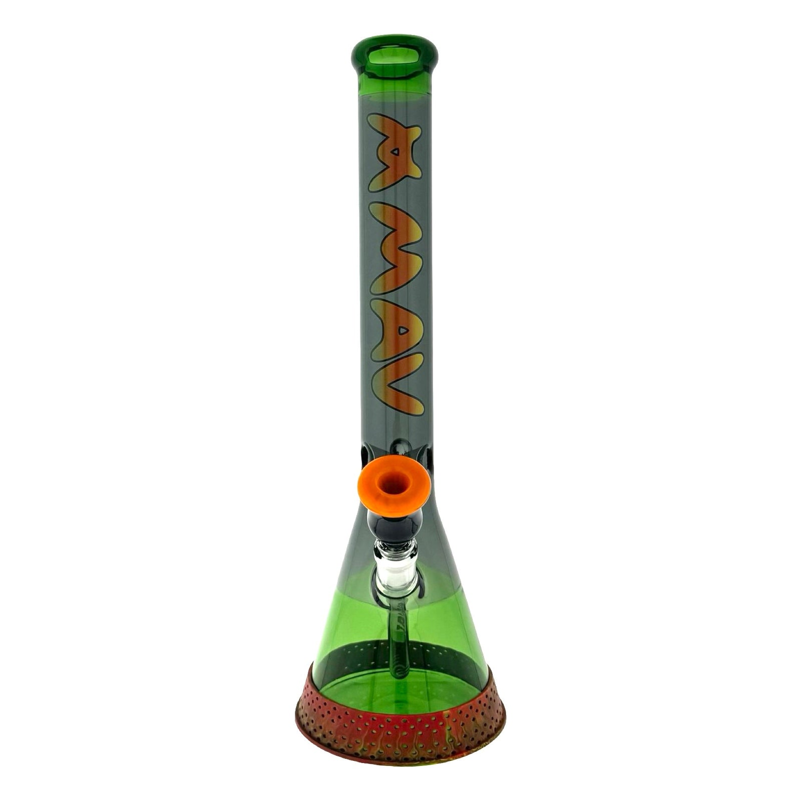 18" Color Float Beaker Bong Forest Smoke Rasta Slab Matching LimitedMANDALA yellow 13" Beaker Base Bong (ONLINE ONLY)