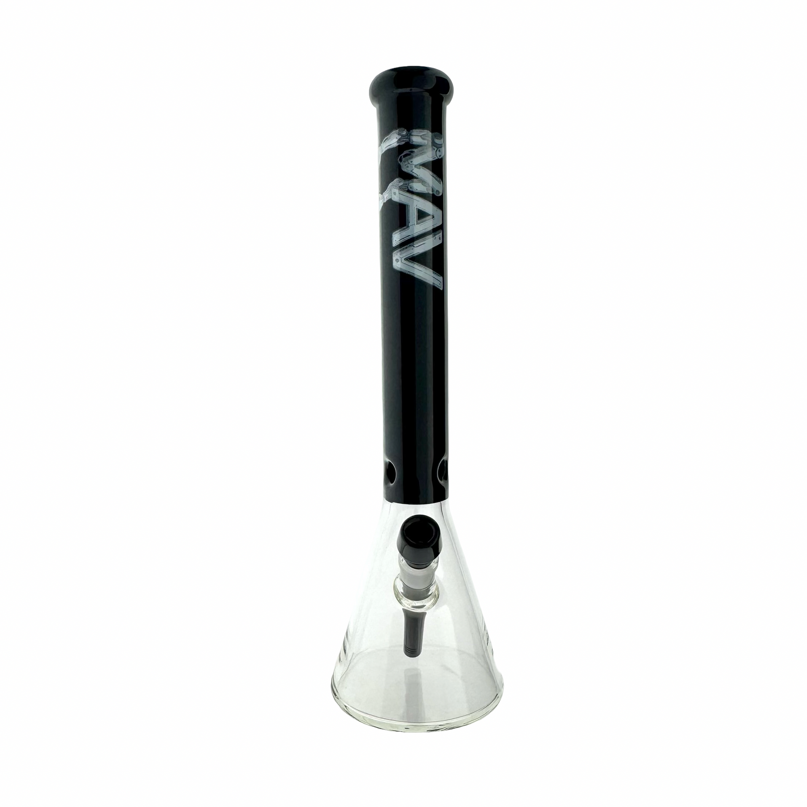 18" x 5mm The Bots Are Coming Classic Beaker Bong (ONLINE ONLY)
