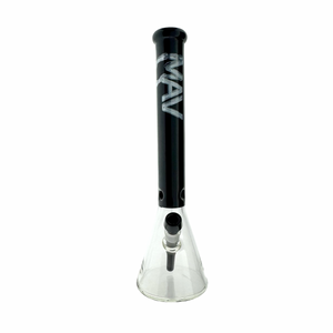 18" x 5mm The Bots Are Coming Classic Beaker Bong (ONLINE ONLY)
