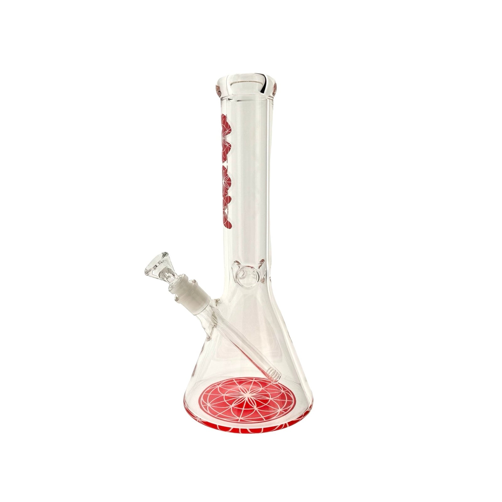 MANDALA RED  13" Beaker Base BongMANDALA yellow 13" Beaker Base Bong (ONLINE ONLY)