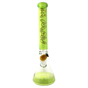 Ooze Pineapple 18" Full Color Beaker Bong x Empire Glassworks Pineapple Bowl (ONLINE ONLY)