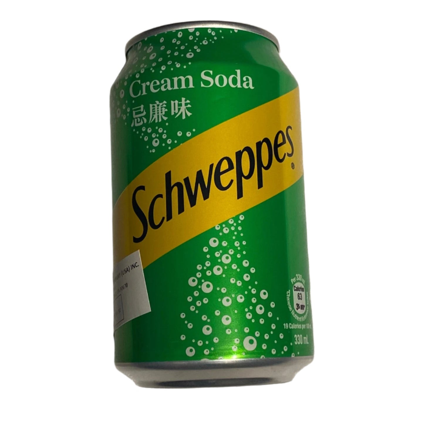 Schweppes Cream Soda 330mL (HONG KONG)