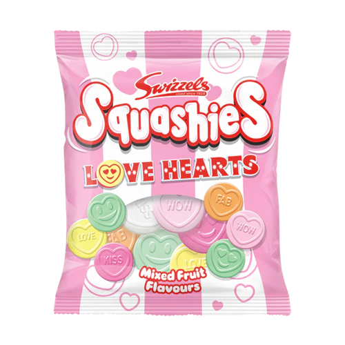 Swizzels Drumstick Squashies Love Hearts 140g (UK)