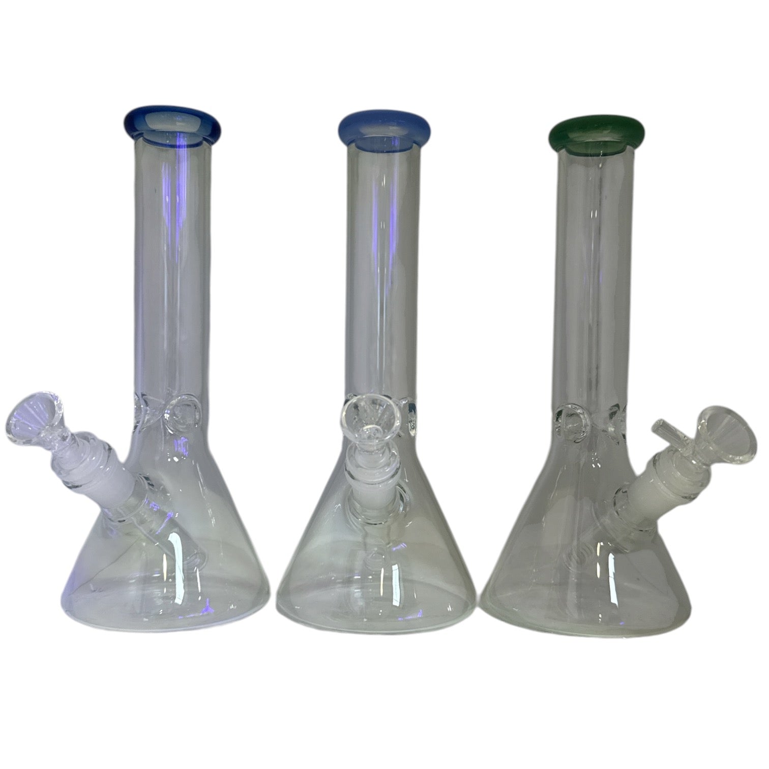10" Beaker With Color Lip