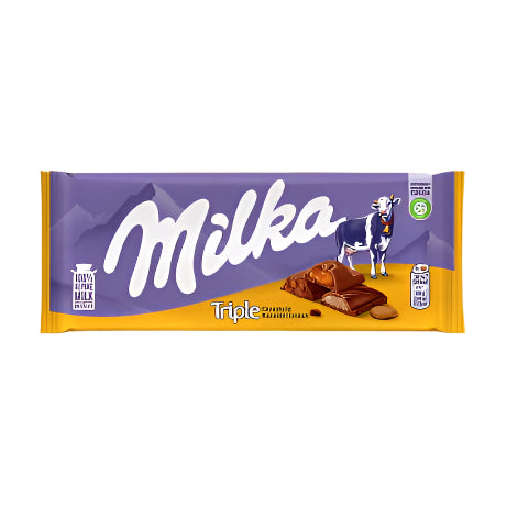 Milka Triple Caramel 90g (GERMANY)