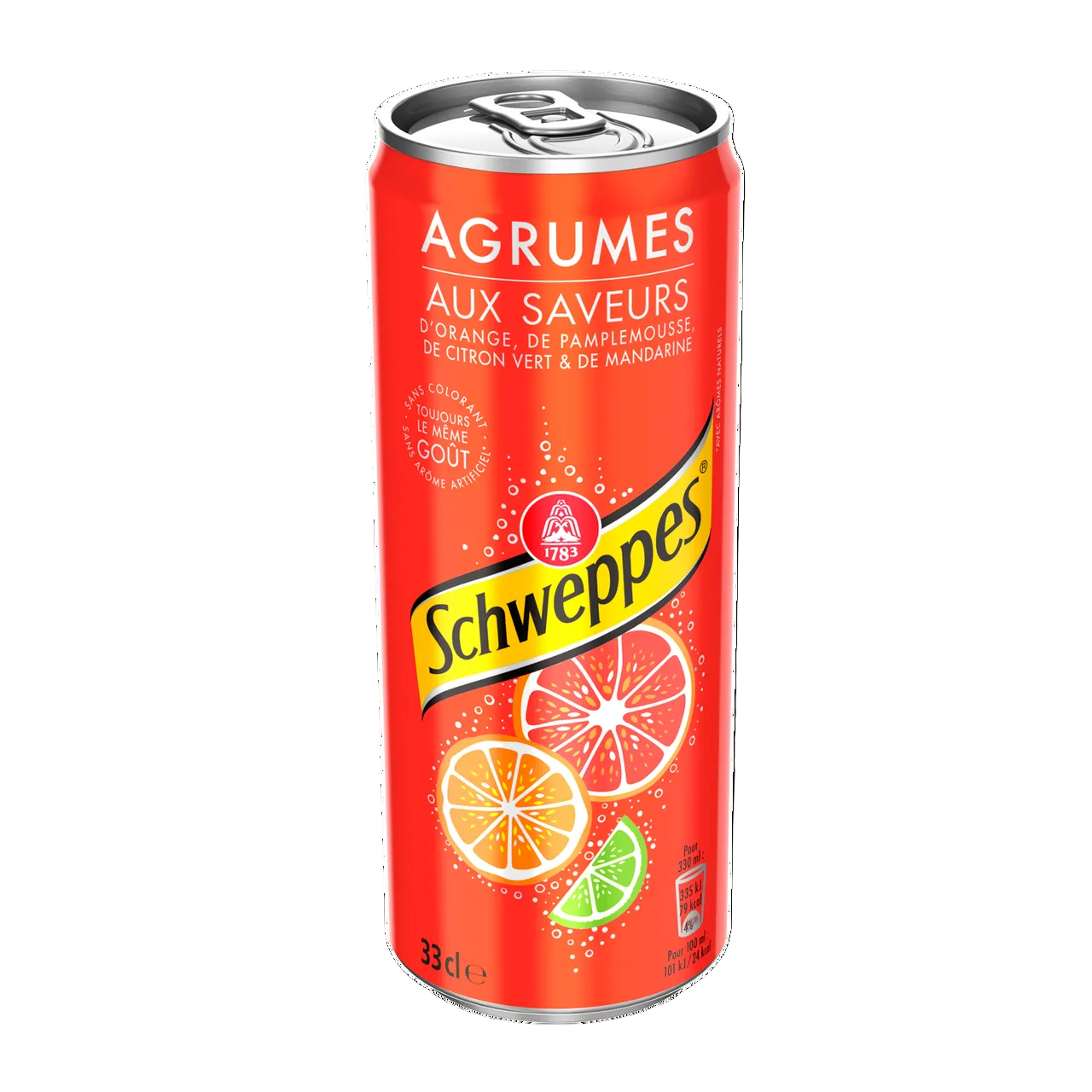 Schweppes Citrus/Agrumes 330mL (FRANCE)