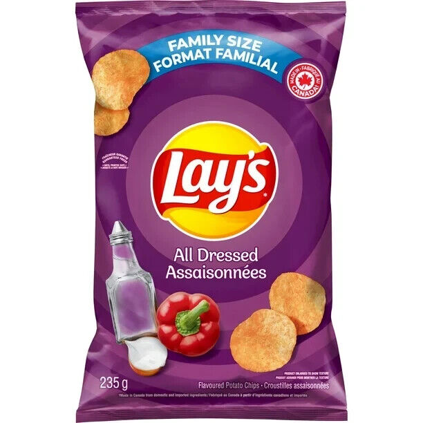 Lay's All Dressed 220g (CANADA)