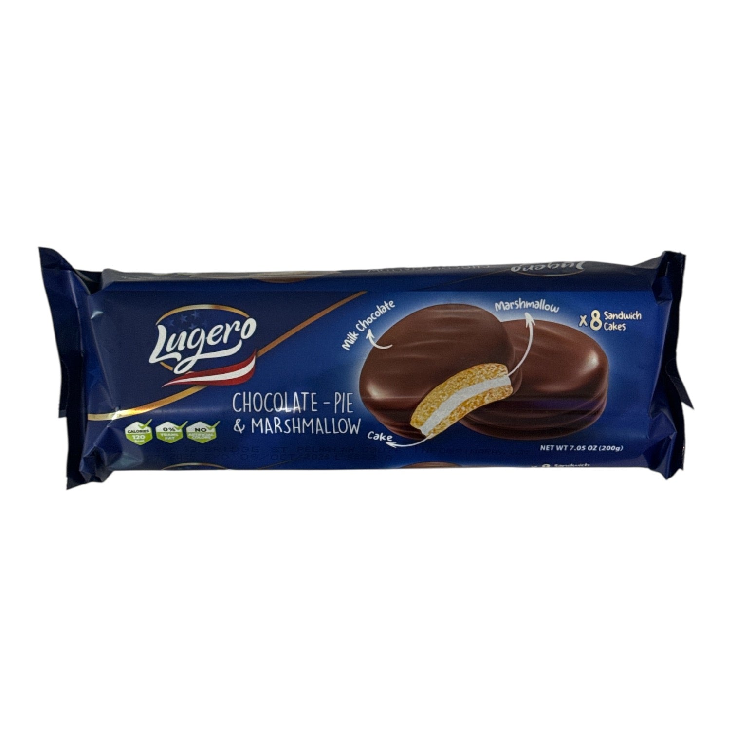 Lugero Chocolate Pie and Marshmallow 200g (TURKEY)