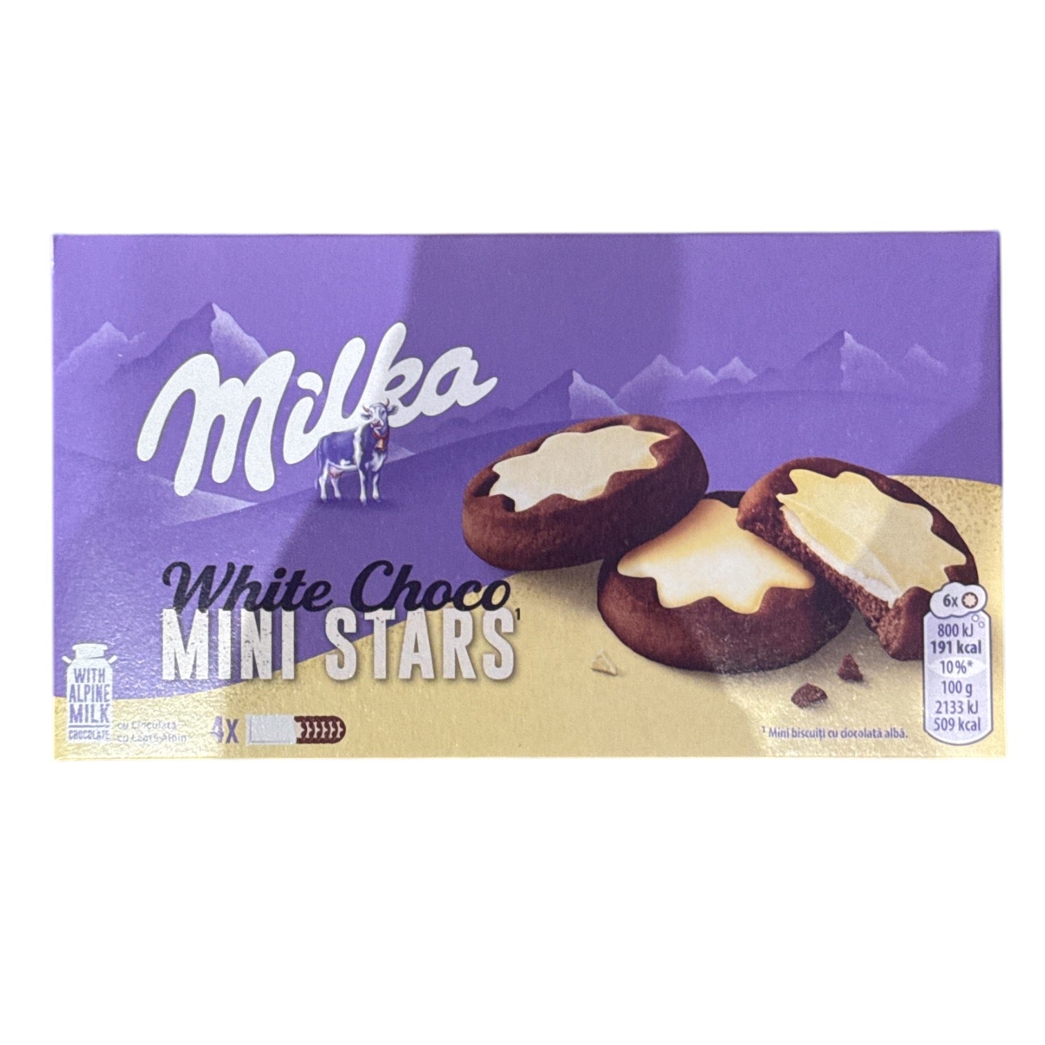 Milka Choco Mini Stars White Chocolate 150g (CZECH REPUBLIC)