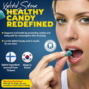 Xylitol Stone Sugar Free Hard Candy Wakeful Delight Flavor 70g (KOREA)