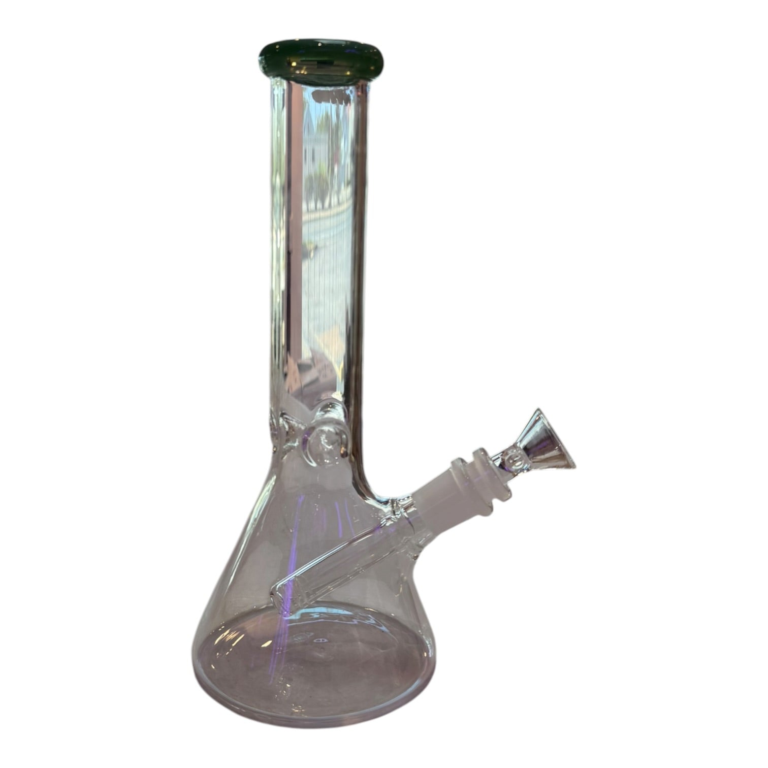 10" Beaker With Color Lip