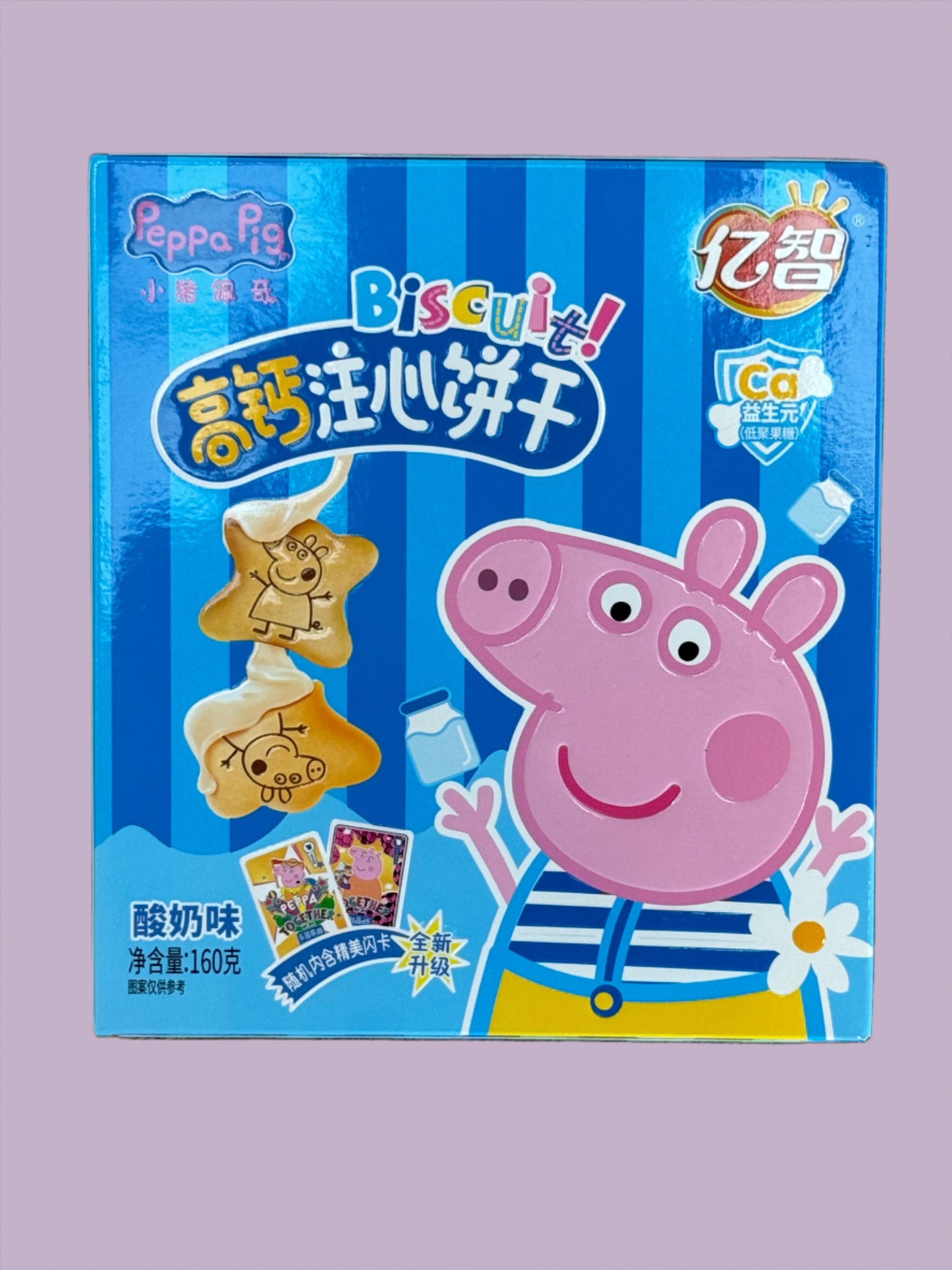 Peppa Pig Biscuit Yogurt Flavor (China) 160g
