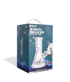 Wulf Glass 9mm 8inch Beaker Water Pipe (ONLINE ONLY)
