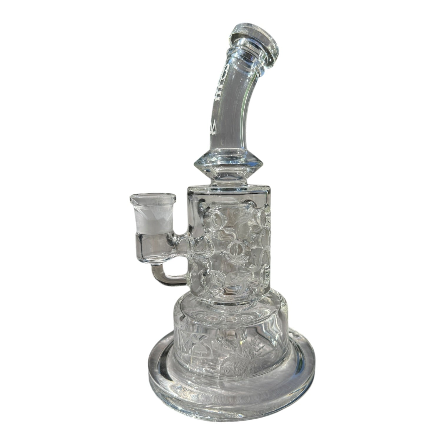 Beta Glass Labs Petra XL High Times Custom Sandblasted #2 18mm Custom 1 of 1