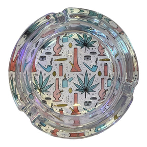 Giddy - 3" Glass Ashtrays
