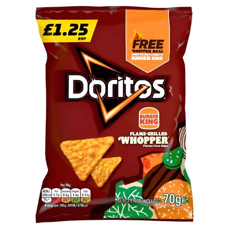 Doritos Burger King Whopper 70g (UK)