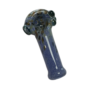 Sarah Marblesbee 4 Hole Mini Spoon - Sky Blue w/ Beige Dots