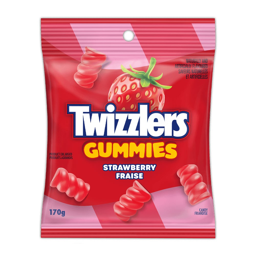 Twizzlers Gummies Strawberry 170g (CANADA)