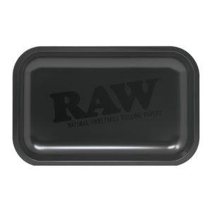 Raw Metal Rolling Tray Small