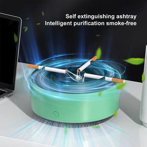 Ashtray with Built-in Air Purifier