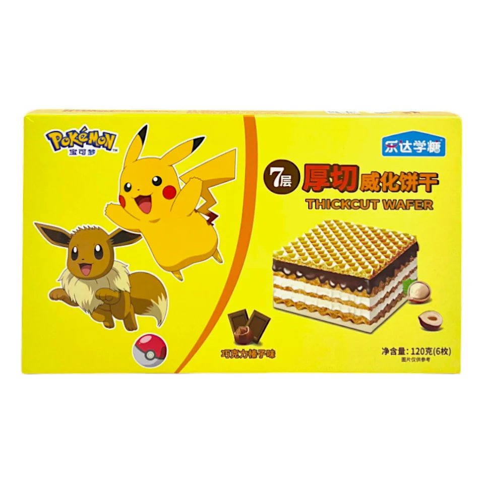 Pokémon Hazelnut Wafer Biscuits 120g (CHINA)