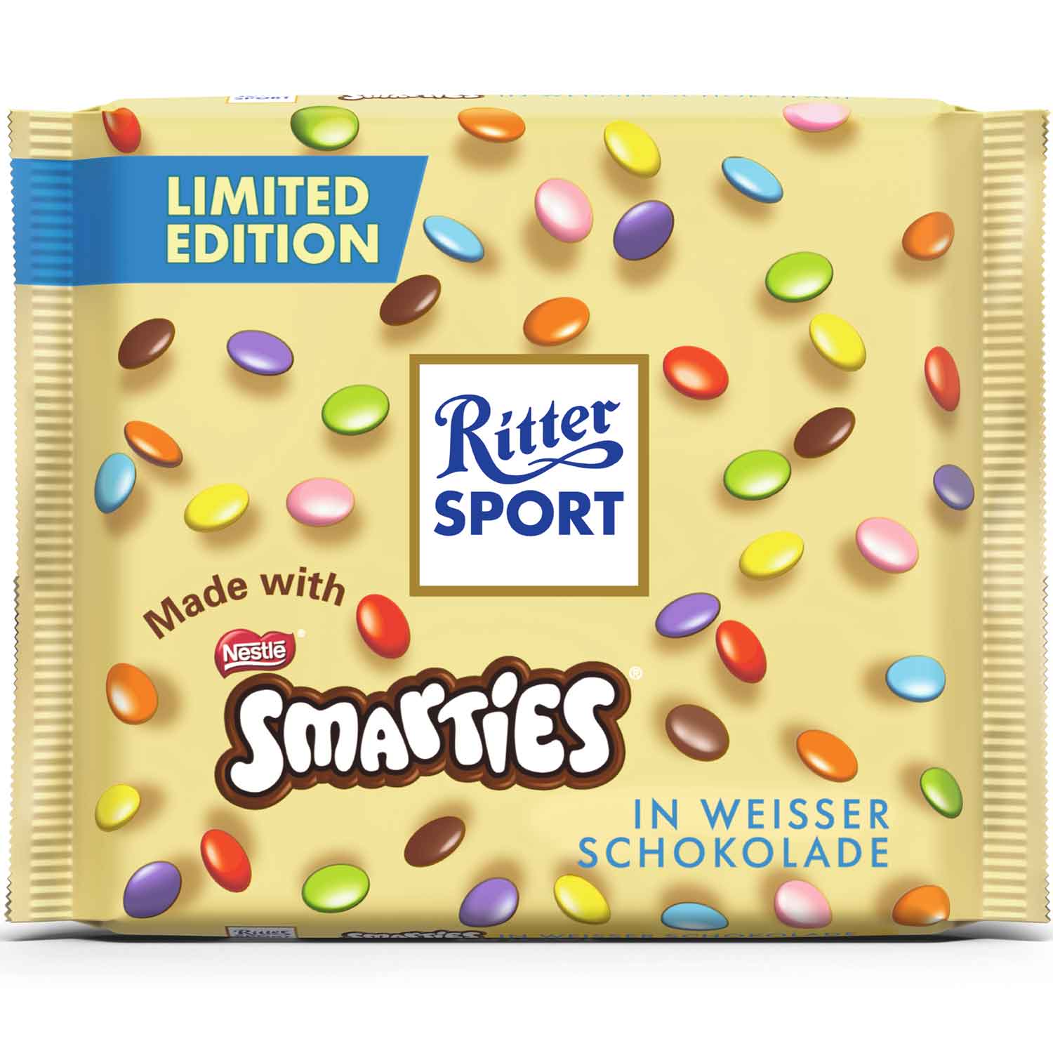 Ritter Sport White w/ Smarties Limited 100g (GERMANY)