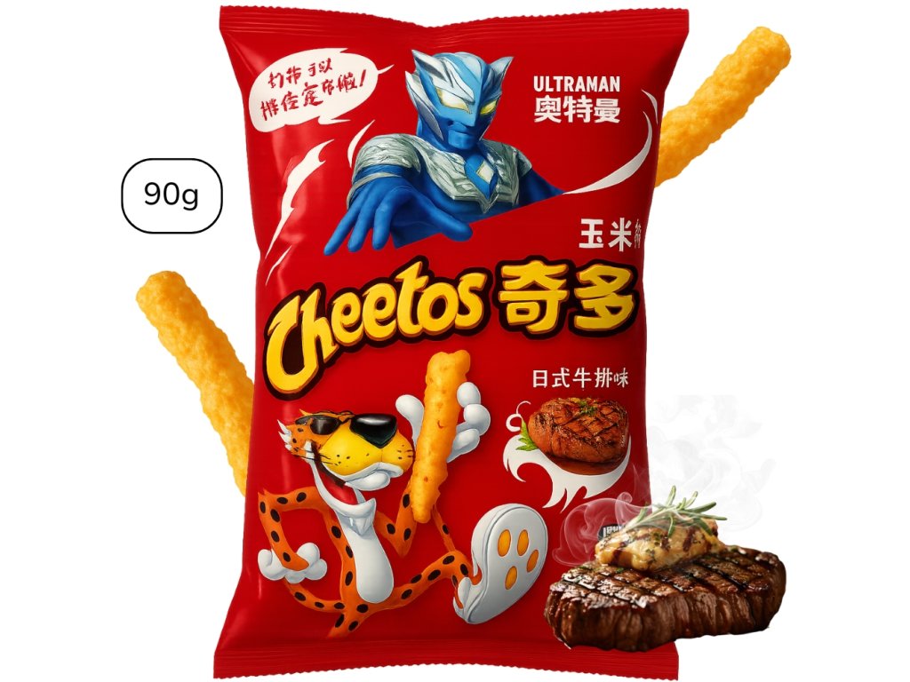 Cheetos Japanese Steak Flavor 90g (CHINA)