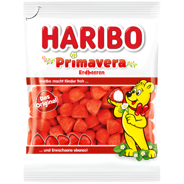 Haribo Primavera Erdbeeren 175g (GERMANY)