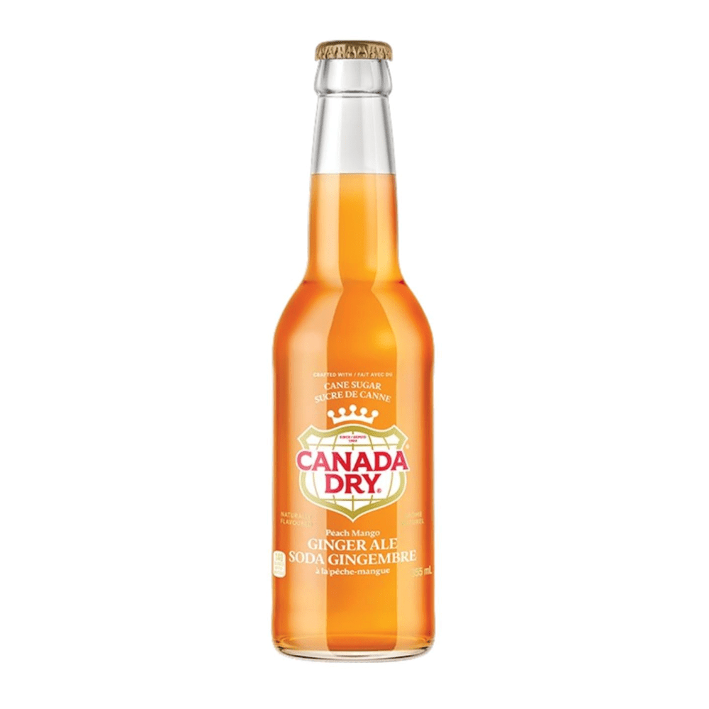 Canada Dry Peach Mango Ginger Ale 355mL (CANADA)